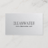 Mettre d'aplomb - cartes de visite (Dos)