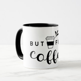 Mettre la première tasse de café