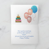 Mettre le gâteau "en feu" ! ! — Carte d'anniversai (Intérieur)