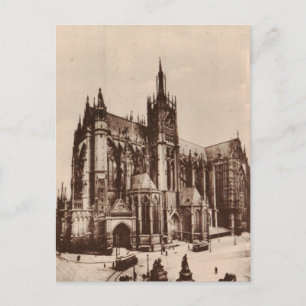 Metz Cathedral France Replica 1930 Briefkaart