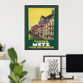 Metz France Vintage Poster (Thuiskantoor)