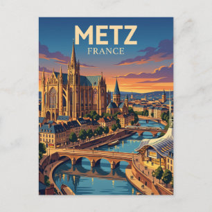 Metz Frankrijk Briefkaart