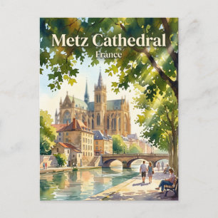 Metz, Frankrijk Frankrijk Briefkaart