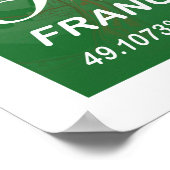 Metz - Frankrijk - kerstkaart Poster (Hoek)