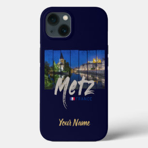 Metz Grand Est France bij Night Souvenir iPhone 13 Hoesje