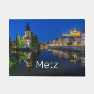 Metz Temple Neuf France Night Moselle Souvenir Deurmat