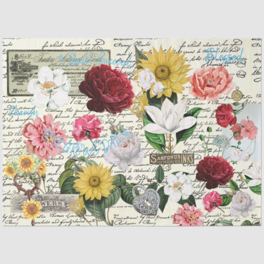 Meubel Decoupage Papier (Voorkant)