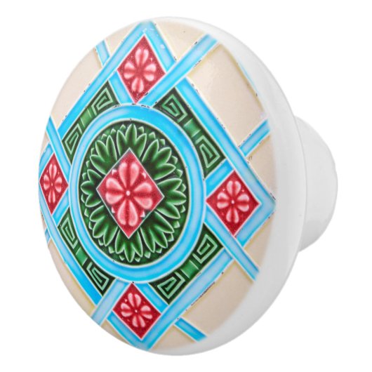 Meubelen voor sierdoeleinden, van rood of groen keramische knop (Rechts)