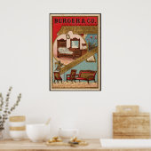 Meubelfabrikant Vintage AD Poster (Keuken)