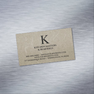 meubelmaçonniek magnetisch visitekaartje