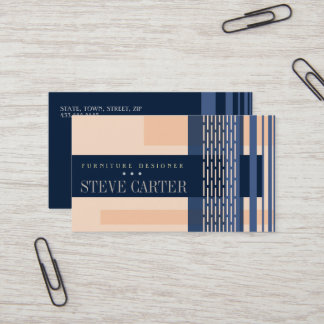 Meubelontwerper Interieur Decor Houtbewerker Kaart Visitekaartje