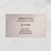 Meubilair Visitekaartje (Achterkant)