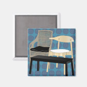 Meubles Ikea Chaises Magnet bleu (Recto/Verso)