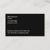 Meubles Service de réparation Carte de visite mode (Dos)