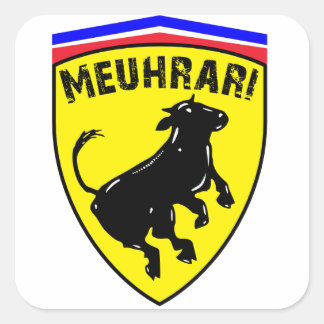 Meuhrari Vierkante Sticker