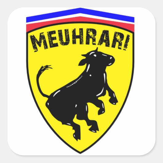 Meuhrari Vierkante Sticker (Voorkant)