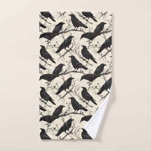Meurtre de corbeaux (Serviette à main)