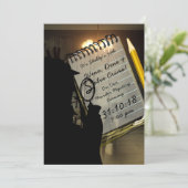 Meurtre Mystère Invitations Criminalité Enquête su (Debout devant)