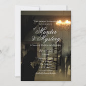 Meurtre Mystère Invitations Enquête sur la scène d (Devant)