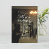 Meurtre Mystère Invitations Enquête sur la scène d (Debout devant)