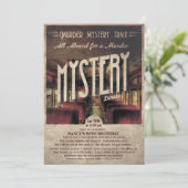 Meurtre Mystère Train Invitation (Debout devant)