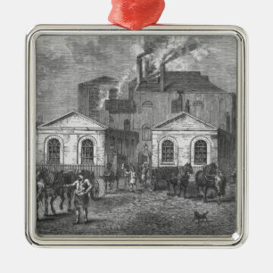 Meux's Brewery, 1830 Metalen Ornament