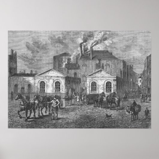 Meux's Brewery, 1830 Poster (Voorkant)