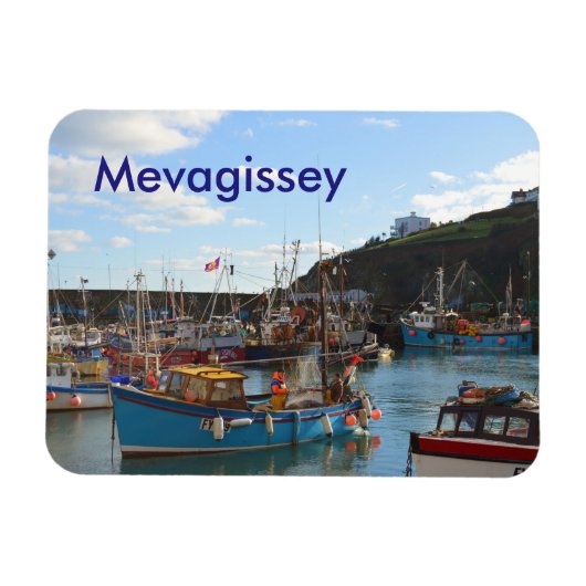Mevagissey Cornwall England Magneet (Horizontaal)