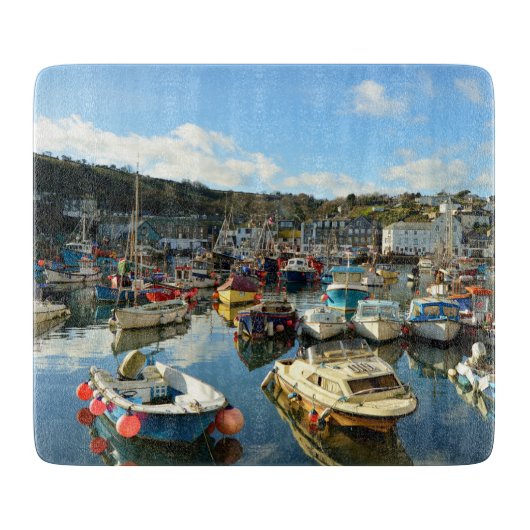 Mevagissey Cornwall England Snijplank (Voorkant)