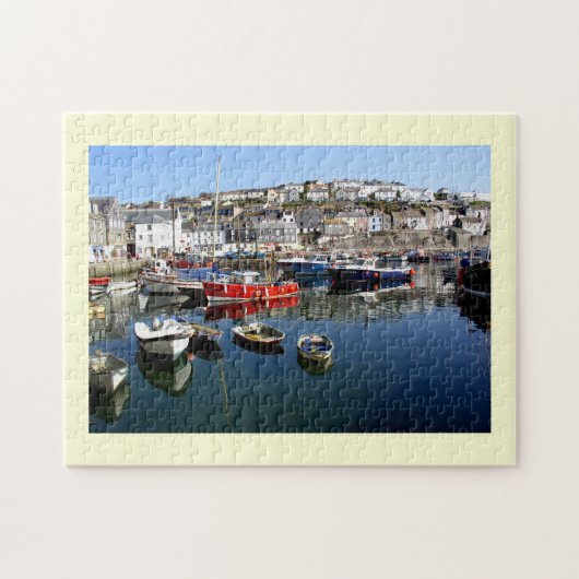 Mevagissey harbour legpuzzel (Horizontaal)