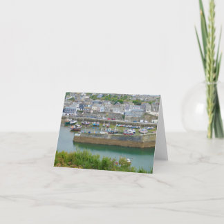 Mevagissey Vissen Village, Cornwall Card Kaart