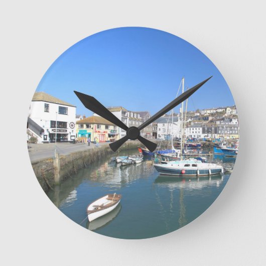 Mevagissey Wall Clock Ronde Klok (Voorkant)