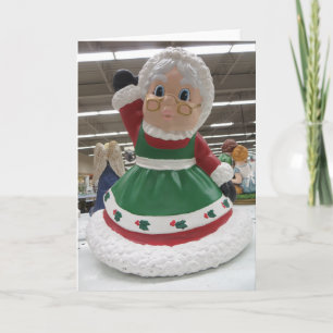 Mevr. Claus Card Feestdagen Kaart