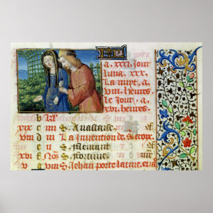 Mevrouw 134 mei: Courant Couple, van een Boek van Poster