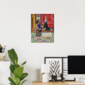 Mevrouw 2617 De schrijver wijdt La Teseida aan een Poster (Thuiskantoor)