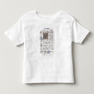 Mevrouw 564 f.13v Pagina met gehistoriseerd initia Kinder Shirts