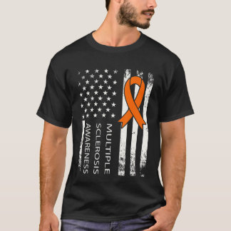 mevrouw Awareness, Distress Flag and Oranje Ribbon T-shirt
