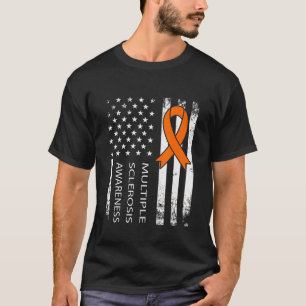 mevrouw Awareness, Distress Flag and Oranje Ribbon T-shirt