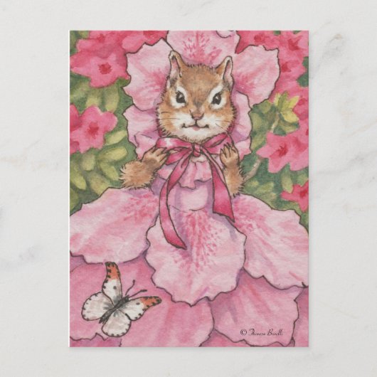 mevrouw Azalea Chipmunk Briefkaart (Voorkant)