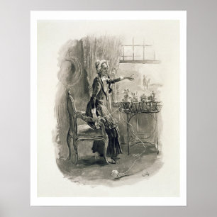 Mevrouw Betsy Trotwood, van 'Charles Dickens: A Go Poster