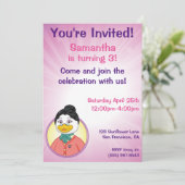 Mevrouw Birdy Kaart (Staand voorkant)