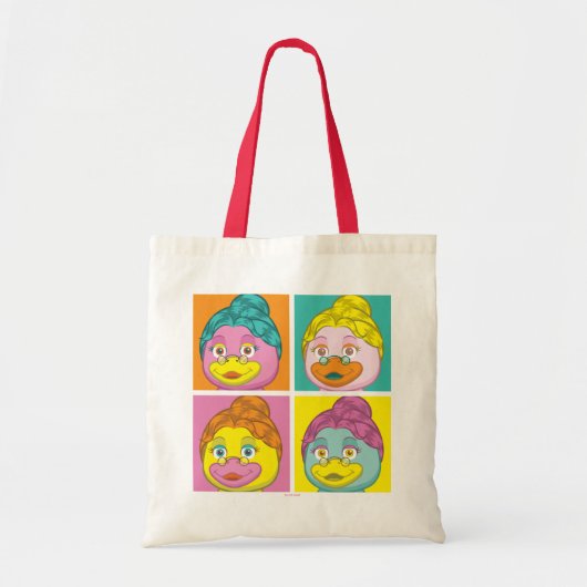 Mevrouw Birdy Pop Art Tote Bag (Voorkant)