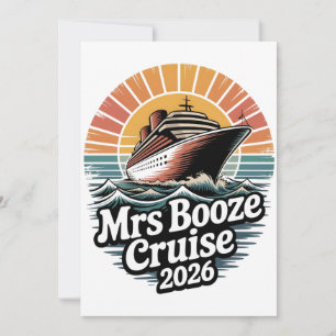 Mevrouw Booze Cruise 2026 Koppel Bedankkaart