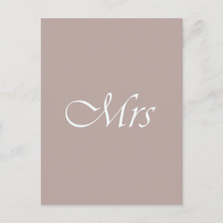 Mevrouw Briefkaart