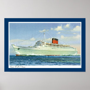 mevrouw Caronia in Zee Poster