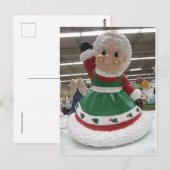 Mevrouw Claus Briefkaart (Voorkant / Achterkant)