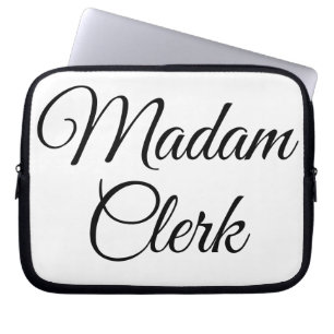 Mevrouw Clerk Laptop Sleeve