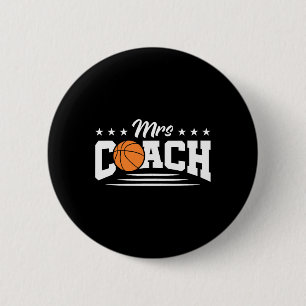 Mevrouw Coach - Mevrouw Bysketbyll Coach Ronde Button 5,7 Cm