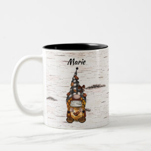 Mevrouw Coffee Gnome Tweekleurige Koffiemok
