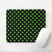 Mevrouw Cookies Green Spot Polka Dot Mousepad Muismat (Met muis)